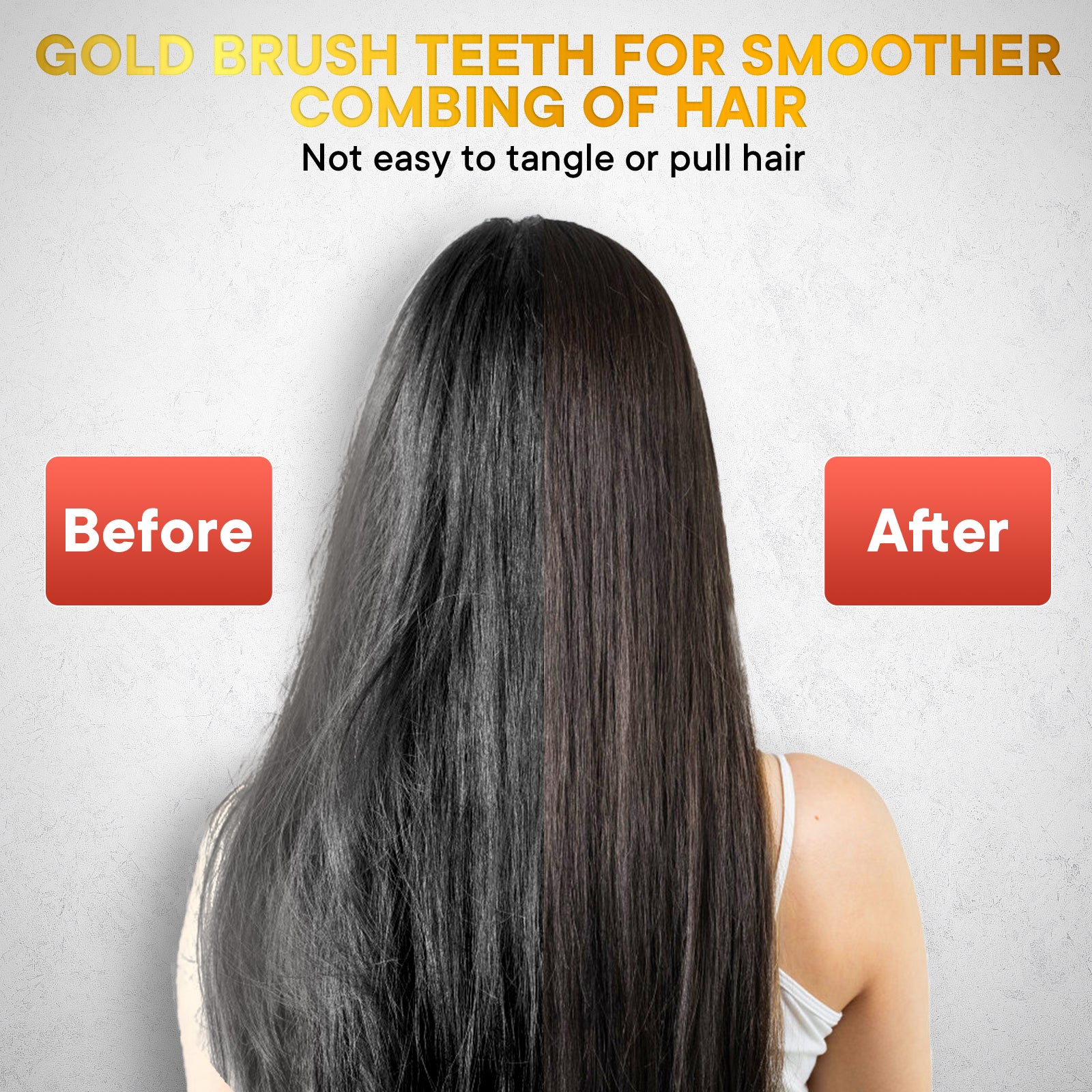 Multi‑Function Red & Blue Light Scalp Care Brush – EMS Microcurrent, Vibration Massage, Gold‑Plated Pins, USB‑C Rechargeable, Customizable Colors