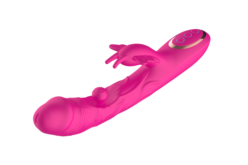 Multi-Function Silicone Massager – 10 Modes & Rotating Ball