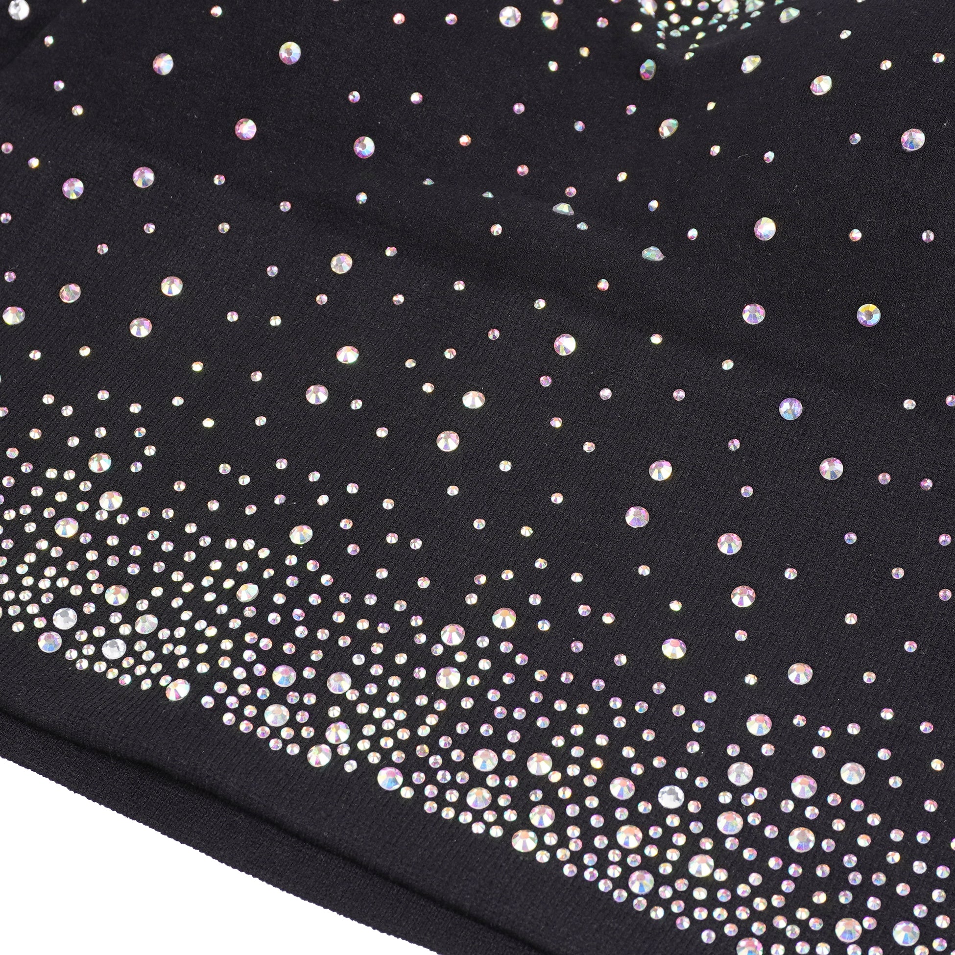 Black Rhinestone Double-Strap Camisole – Sparkling Party Essential